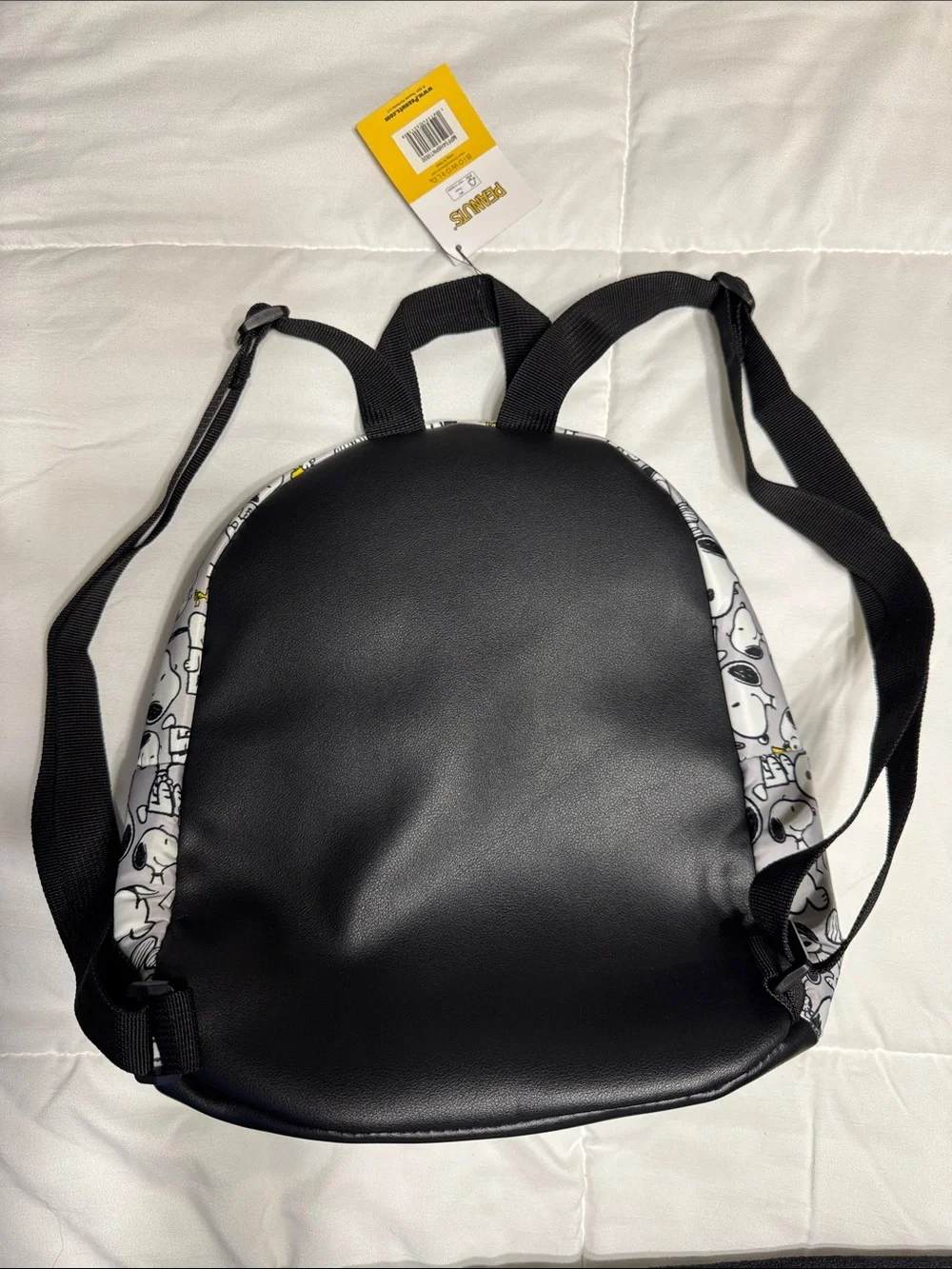 Peanuts Snoopy & Woodstock Gray and Yellow Mini Backpack